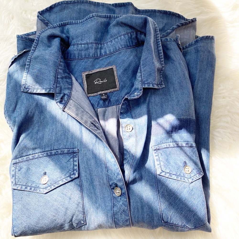 Rails Dark Denim Chambray